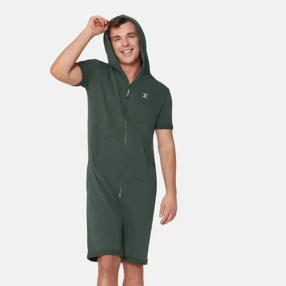 Onepiece short jumpsuit color green size XS - Picture 3 of 12